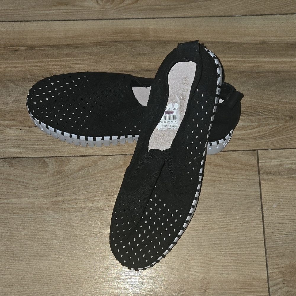 Ilse Jacobsen Black Slip-On Loafers